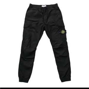 Stone Island Black Cargo Pants